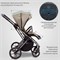 Детская коляска Sweet Baby Rocco 2 в 1 2024 Beige 427097 1650128734 - фото 12737