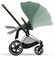 Коляска 2 в 1 Cybex Priam IV Chrome Brown complete Leaf Green 1328435966 - фото 1281