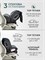 Автокресло Farfello YB102A Isofix 0-36 кг Gray/Black PU/Серый 381161655 - фото 129757