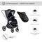 Детская коляска Sweet Baby Elegante 2 в 1 BRD Black 1326415860 - фото 12995