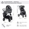 Детская коляска Sweet Baby Elegante 2 в 1 BRD Grey 269382412 - фото 13032