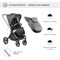 Детская коляска Sweet Baby Elegante 2 в 1 BRD Grey 269382412 - фото 13070