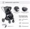 Детская коляска Sweet Baby Elegante 2 в 1 BRD Grey 269382412 - фото 13073