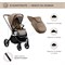 Детская коляска Sweet Baby Elegante 2 в 1 427211 91380458 - фото 13427