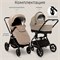 Детская коляска Sweet Baby Cupola New 2 в 1 Almond Beige 461674785 - фото 14486