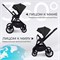 Детская коляска Sweet Baby Vento Black 2 в 1 Black 1857814480 - фото 14562