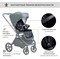Детская коляска Sweet Baby Elegante 2 в 1 SBL Chrome Black 1188644686 - фото 14762