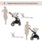 Детская коляска Sweet Baby Elegante 2 в 1 SBL GL Beige 1764189369 - фото 15212