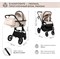 Детская коляска Sweet Baby Elegante 2 в 1 SBL GL Beige 1764189369 - фото 15342
