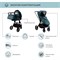 Детская коляска Sweet Baby Elegante 2 в 1 SBL GL Blue 1757821025 - фото 16205