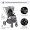 Детская коляска Sweet Baby Elegante 2 в 1 SBL GL Grey 324541784 - фото 17270