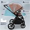 Детская коляска Sweet Baby Elegante Therma SBL 2 в 1 Beige 783364993 - фото 1748