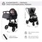 Детская коляска Sweet Baby Elegante 2 в 1 SBL GL Grey 324541784 - фото 17733