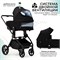 Детская коляска Sweet Baby Stella Plus Therma 2 в 1 427414 Black 829337236 - фото 19262