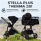 Детская коляска Sweet Baby Stella Plus Therma 2 в 1 427414 Black 829337236 - фото 19270
