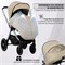 Детская коляска Sweet Baby Verde Silver 2 в 1 427450 Beige 1038924768 - фото 19289