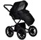 Детская коляска Indigo Mio Eco Plus 14 2 в 1 01 черная кожа 1551267679 - фото 19452