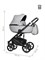 Детская коляска Riko Basic Ozon 2 в 1 05 светло-серый 1427857200 - фото 20087