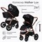 Детская коляска 2 в 1 Tomix Walker LUX BLACK+ROSE GOLD 921653544 - фото 20378