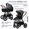 Детская коляска 2 в 1 Tomix Walker LUX GREY+DARK GREY 1238274250 - фото 20465