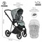 Детская коляска Roan Sol Luxury 2 в 1 RSL/4046 Grey Pine/Nikiel 919794198 - фото 20747