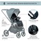 Детская коляска Sweet Baby Elegante 2 в 1 Chrome Blue 593087792 - фото 21097