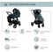 Детская коляска Sweet Baby Elegante 2 в 1 GL Blue 1574592254 - фото 21586