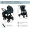 Детская коляска Sweet Baby Elegante 2 в 1 GL Blue 1574592254 - фото 21860