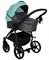 Детская коляска Tutis Novo Reflective 2 в 1 1142236 Кожа Antracite Metalic/Mint 1557059054 - фото 22280