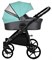 Детская коляска Tutis Novo Reflective 2 в 1 1142236 Кожа Antracite Metalic/Mint 1557059054 - фото 22281