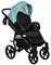 Детская коляска Tutis Novo Reflective 2 в 1 1142236 Кожа Antracite Metalic/Mint 1557059054 - фото 22284