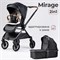 Детская коляска 2 в 1 Tomix Mirage Black 563256475 - фото 22572