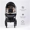 Детская коляска 2 в 1 Tomix Mirage Black 563256475 - фото 22580