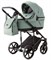 Детская коляска Adamex Locco Light Deluxe 2 в 1 LL-SA20 (СЕРО-ЗЕЛЕН. КОЖА) 409671775 - фото 23484