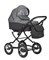 Детская коляска Indigo Charlotte Sity Classic 12 2 в 1 Cs04 черный/т.серый 245261381 - фото 23520