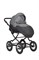 Детская коляска Indigo Charlotte Sity Classic 12 2 в 1 Cs04 черный/т.серый 245261381 - фото 23522