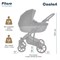 Детская коляска Pituso Confort Plus 2 в 1 27 Цветы+Кожа Тем.Графит 1228090635 - фото 23718