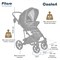 Детская коляска Pituso Confort Plus 2 в 1 27 Цветы+Кожа Тем.Графит 1228090635 - фото 23719