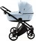 Детская коляска Adamex Belissa Deluxe 2 в 1 B-SA17 (ГОЛУБАЯ КОЖА) 81190931 - фото 24067
