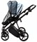 Детская коляска Adamex Belissa Deluxe 2 в 1 B-SA17 (ГОЛУБАЯ КОЖА) 81190931 - фото 24075