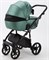 Детская коляска Adamex Bibione Deluxe 2 в 1 BI-SM01 (ЗЕЛЕН.ПЕРЛ.ПЕРФ.КОЖА) 1600633730 - фото 24314