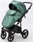 Детская коляска Adamex Bibione Deluxe 2 в 1 BI-SM01 (ЗЕЛЕН.ПЕРЛ.ПЕРФ.КОЖА) 1600633730 - фото 24315
