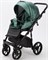 Детская коляска Adamex Bibione Deluxe 2 в 1 BI-SM01 (ЗЕЛЕН.ПЕРЛ.ПЕРФ.КОЖА) 1600633730 - фото 24316