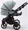 Детская коляска Adamex Bibione Deluxe 2 в 1 BI-SA20 (СЕРО-ЗЕЛЕН+СЕРО-ЗЕЛЕН.ПЕРФ.КОЖА) 558837928 - фото 24333