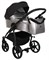 Детская коляска Tutis Novo Reflective 2 в 1 1142289 Кожа Pearl Metalic/Black Reflective Print 1577930314 - фото 25006