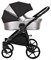 Детская коляска Tutis Novo Reflective 2 в 1 1142289 Кожа Pearl Metalic/Black Reflective Print 1577930314 - фото 25009