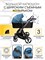 Детская коляска AmaroBaby Tutum 2 в 1 синий 808465530 - фото 25333