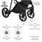 Детская коляска Roan Sol 2 в 1 RSL/1016 True Black 166875497 - фото 25468