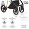 Детская коляска Roan Sol Luxury 2 в 1 RSL/4047 Mystic Blue/Rose Gold 1632051456 - фото 25533