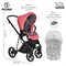 Детская коляска Roan Sol Luxury 2 в 1 RSL/4048 Viva Magenta/Nikiel 2049184820 - фото 25740